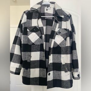 Women’s Plaid Shacket H&M